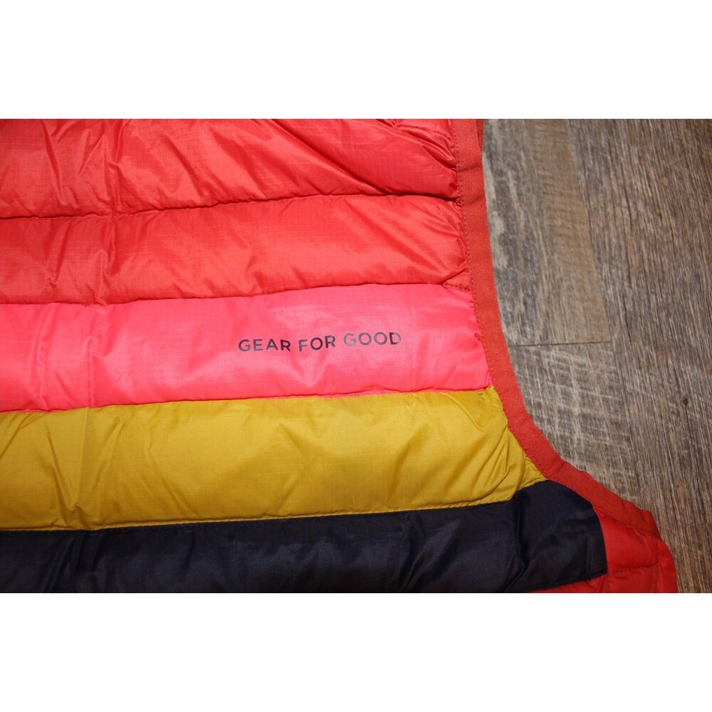 New Cotopaxi Women's Fuego 800 Down Vest RED ORANGE YELLOW Sz XS $185 - Picture 4 of 5